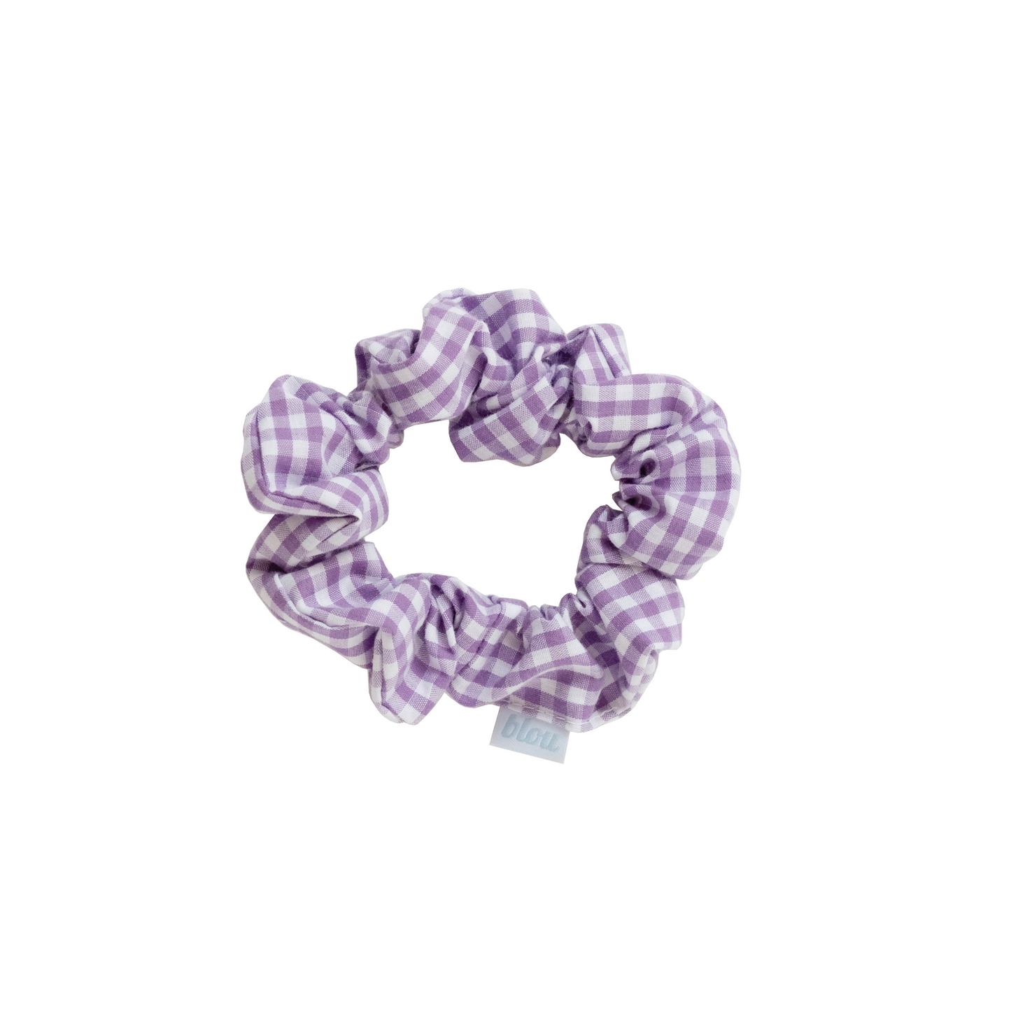 Gingham Mini Scrunchies